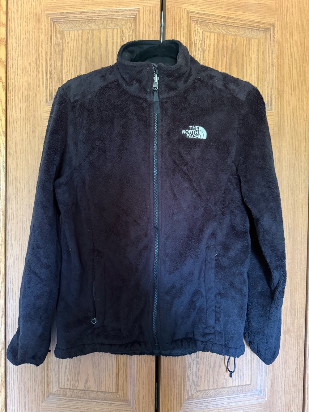 The North Face Men’s Black Plush Fleece Full-Zip Jacket